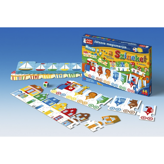 Játszva megismerjük a színeket - Puzzle alapú társasjáték (Keller & Mayer) Játszva megismerjük a színeket - Puzzle alapú társasjáték (Keller & Mayer)