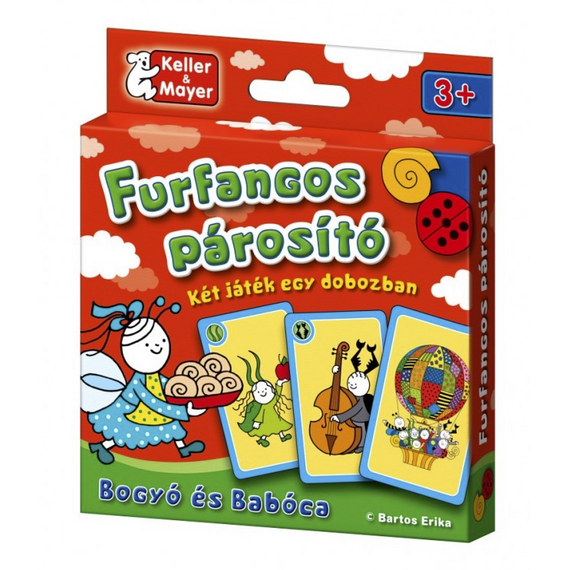 Bogyó és Babóca furfangos párosító - kártyajáték (Keller & Mayer)