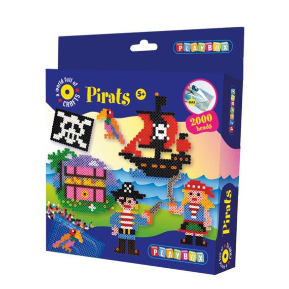 PLAYBOX GYÖNGYKÉP FIGURÁK, 2000 DB - KALÓZOK
