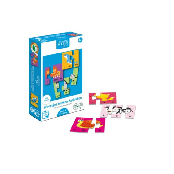 Learning Kitds oktató puzzle, állatok
