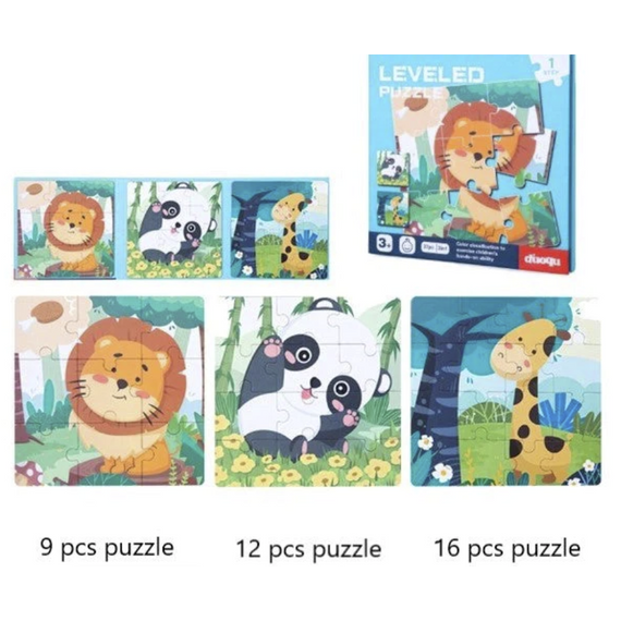 Lépésről lépésre - Mágneses puzzle - fejlesztő játék - 1-es szint Lépésről lépésre - Mágneses puzzle - fejlesztő játék - 1-es szint