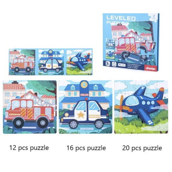 Lépésről lépésre - Mágneses puzzle - fejlesztő játék - 2 -es szint Lépésről lépésre - Mágneses puzzle - fejlesztő játék - 2 -es szint