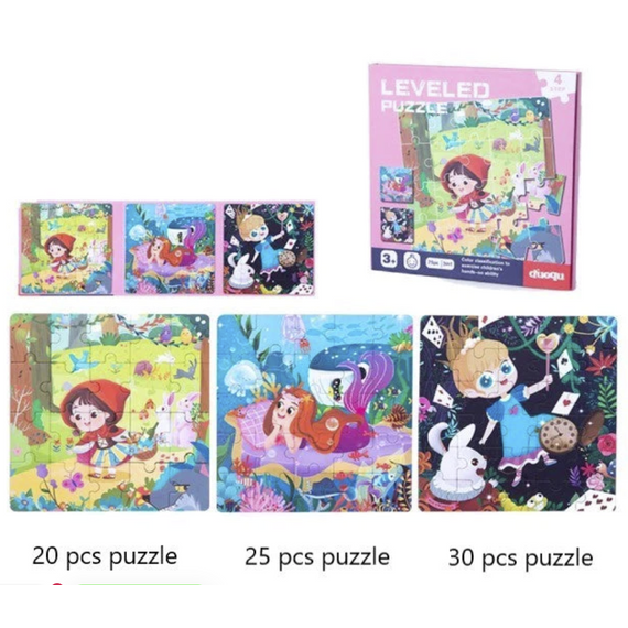 Lépésről lépésre - Mágneses puzzle - fejlesztő játék - 4 -es szint Lépésről lépésre - Mágneses puzzle - fejlesztő játék - 4 -es szint