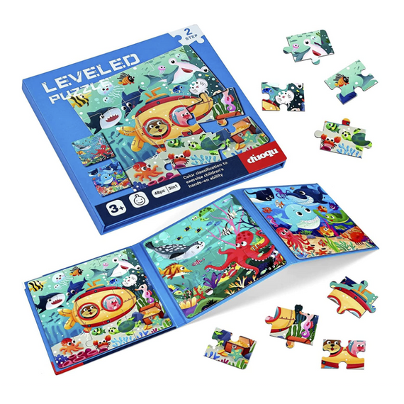 Lépésről lépésre - Mágneses puzzle - fejlesztő játék - 2 -es szint Lépésről lépésre - Mágneses puzzle - fejlesztő játék - 2 -es szint