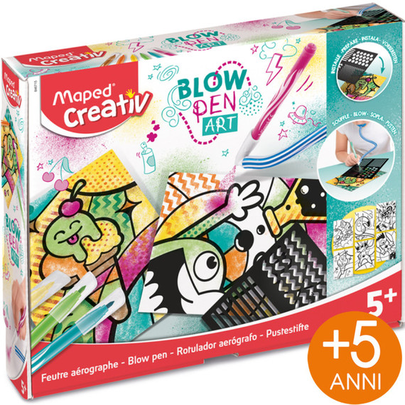 Maped blow pen art - fújós filctól - fagyi minta
