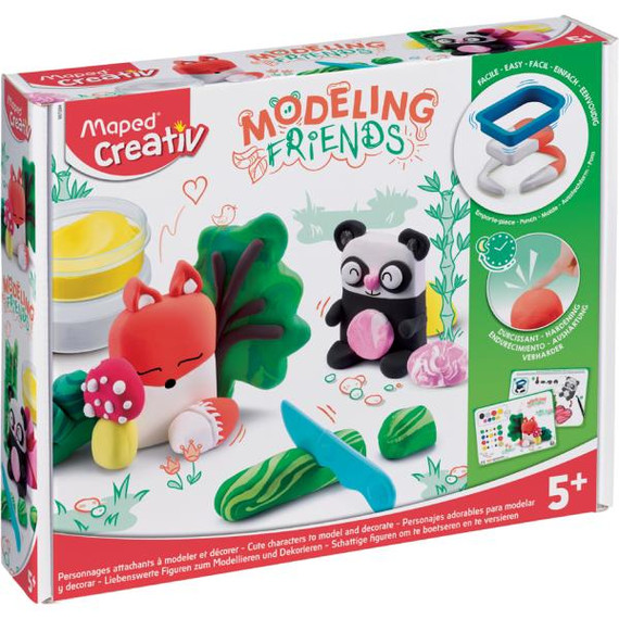 Modellező gyurma -Modelling friends cukiság - panda