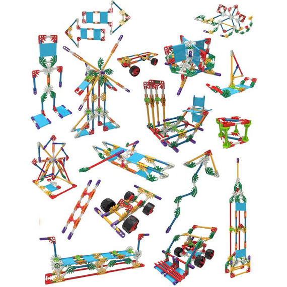 K'nex kreatív építőjáték 141 db-os (kezdő)