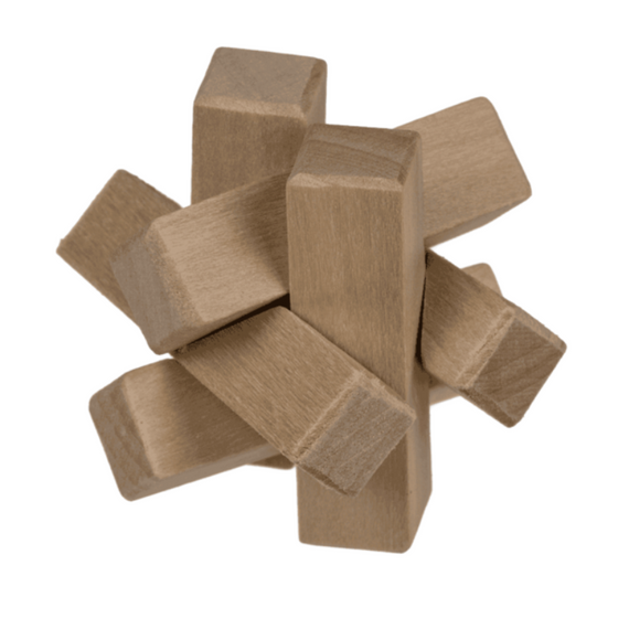 Mini készségfejlesztő fa játék - ördöglakat
