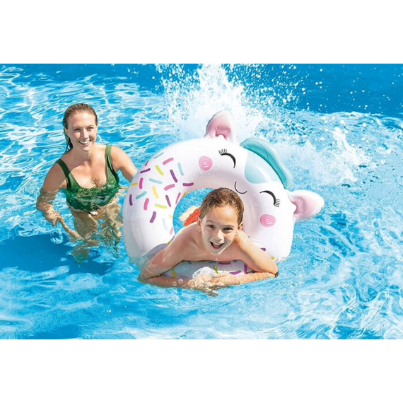 Intex fehér,állatos,cicás úszógumi 76 cm , 8-14 év