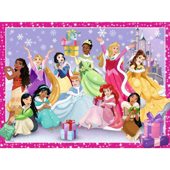 Disney hercegnők karácsonya - 200 db-os puzzle - Ravensburger
