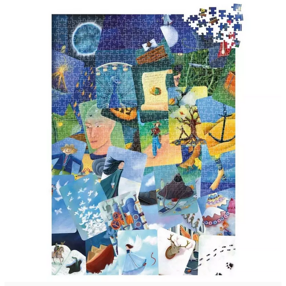 Dixit 1000 db-os puzzle - Kék hangulatok - Blue Mishmash