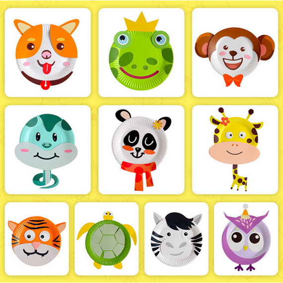 Panda Juniors papír kreatív szett - állatok