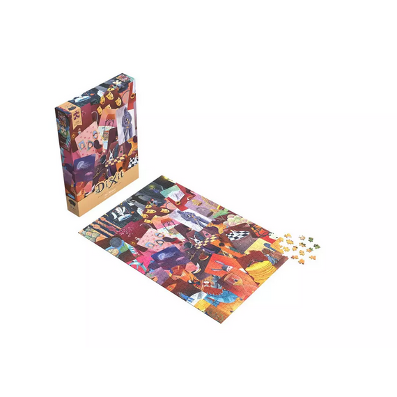 Dixit 1000 db-os puzzle - Skarlát árnyalatok - Red Mishmash