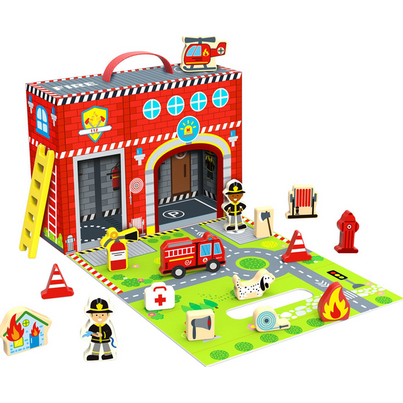Tűzoltó állomás - Tooky Toy