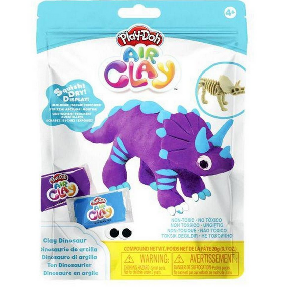 Play Doh levegőre száradó gyurma szett - dínó - többféle