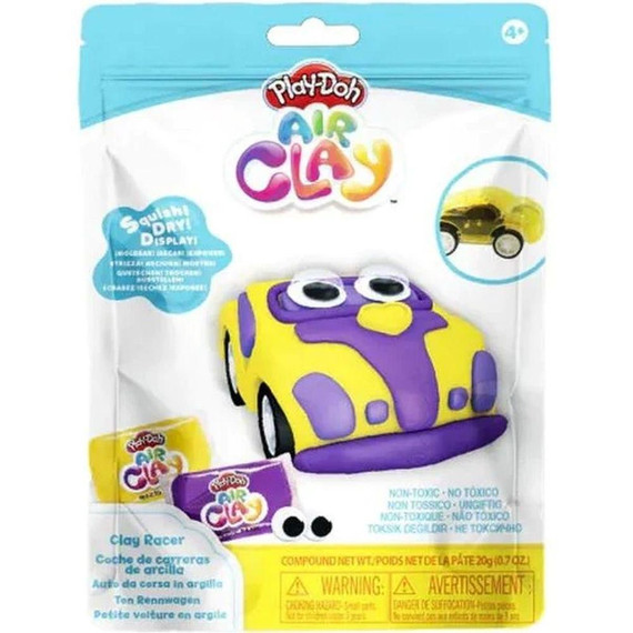 Play Doh levegőre száradó gyurma szett - versenyautó - többféle