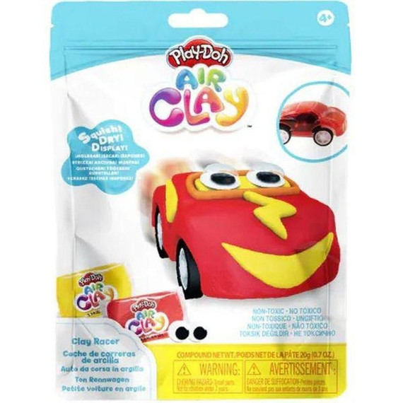 Play Doh levegőre száradó gyurma szett - versenyautó - többféle