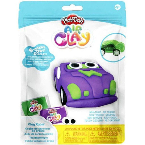 Play Doh levegőre száradó gyurma szett - versenyautó - többféle