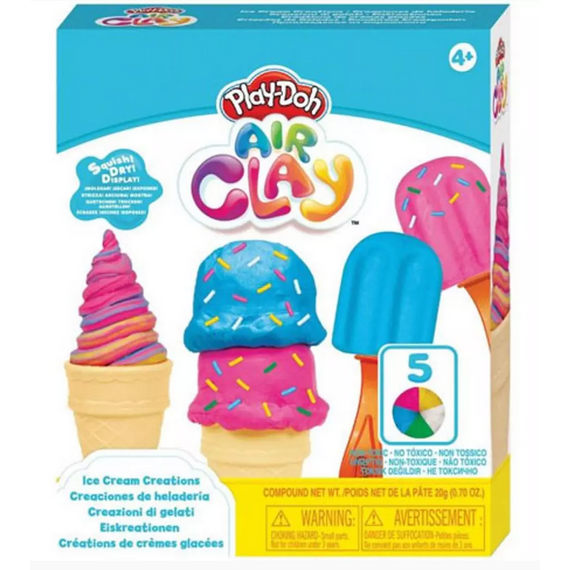 Play-Doh Air Clay levegőre száradó gyurma - jégkrém készítés Play-Doh Air Clay levegőre száradó gyurma - jégkrém készítés