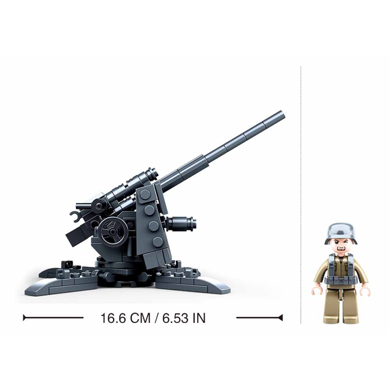 Sluban Army - WW2 légvédelmi ágyú építőjáték készlet