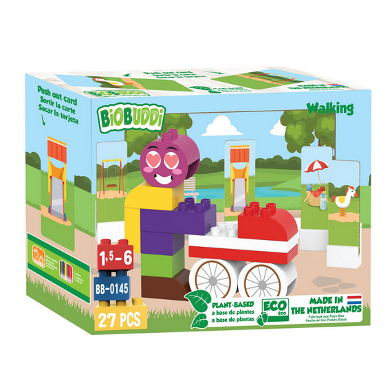 Biobuddi - Építőjáték - Babakocsis séta (konstruáló játék) - A játék LEGO DUPLO kompatibilis. Biobuddi - Építőjáték - Babakocsis séta (konstruáló játék) - A játék LEGO DUPLO kompatibilis.