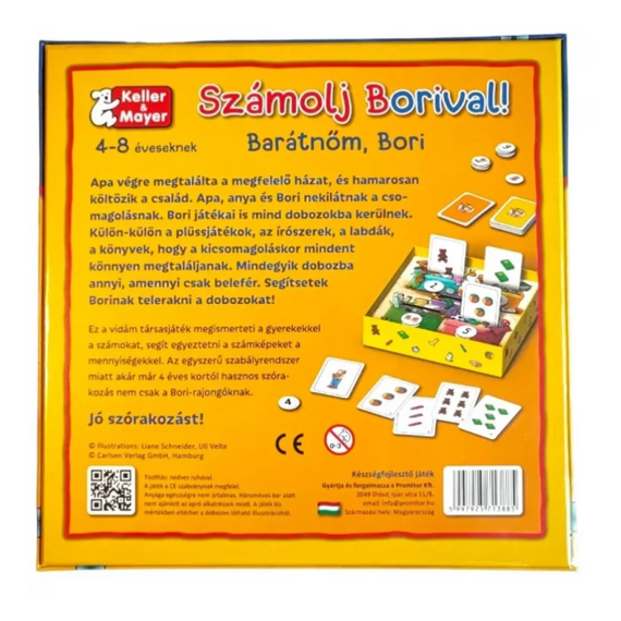 Barátnőm, Bori - Számolj Borival társasjáték