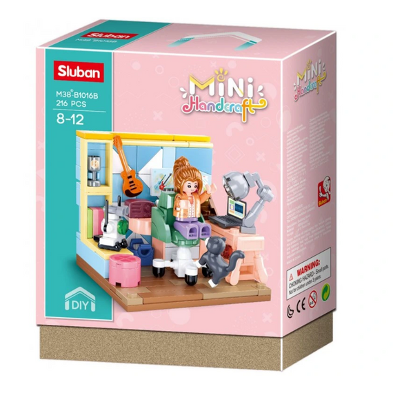 Sluban Mini Handcraft - Diákszoba építőjáték készlet