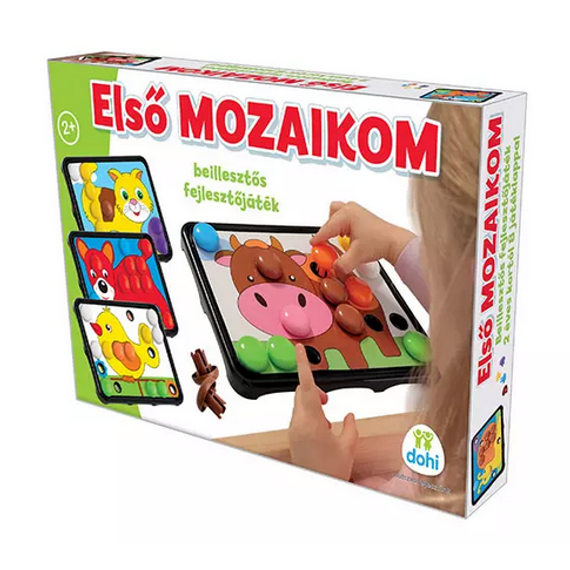Első mozaikom - Beillesztős fejlesztőjáték - Állatok a ház körül Első mozaikom - Beillesztős fejlesztőjáték - Állatok a ház körül