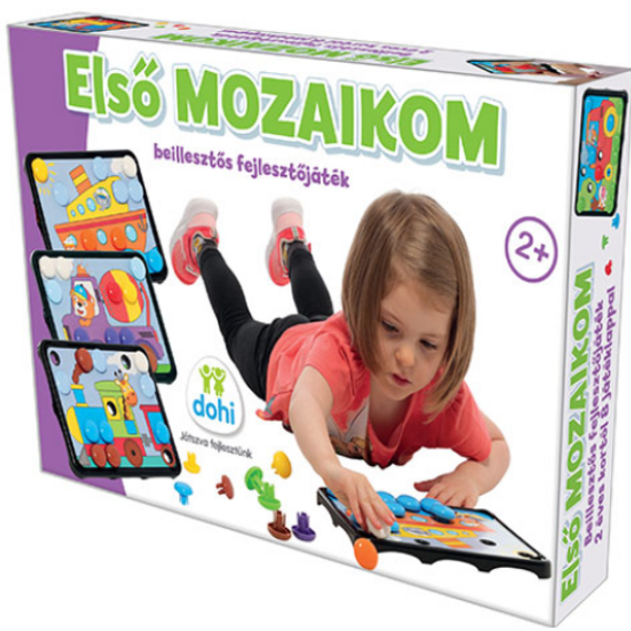 Első mozaikom - Beillesztős fejlesztőjáték - Járművek