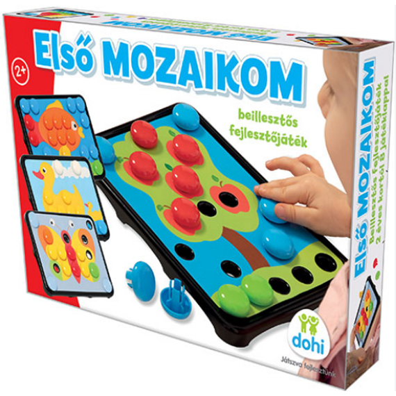 Első mozaikom - Beillesztős fejlesztőjáték - Óvodai jelek