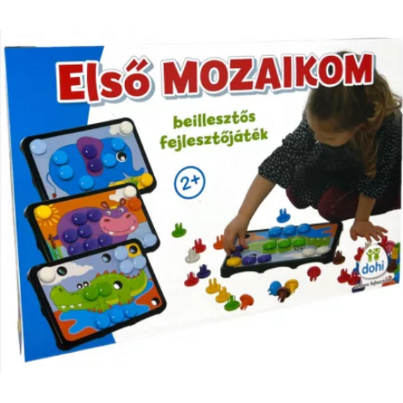 Első mozaikom - Beillesztős fejlesztőjáték - Vadállatok
