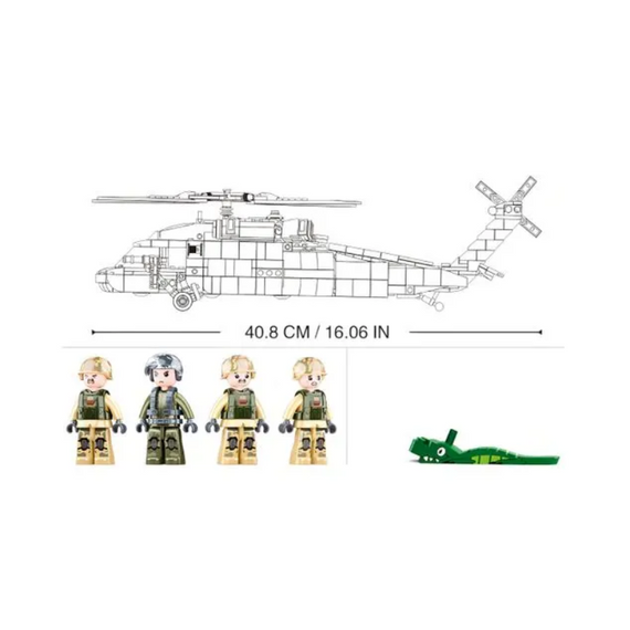 Sluban Model Bricks - Orvosi helikopter építőjáték készlet