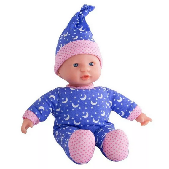 Játékbaba,sötétben világító pizsamával - Laura Little Star