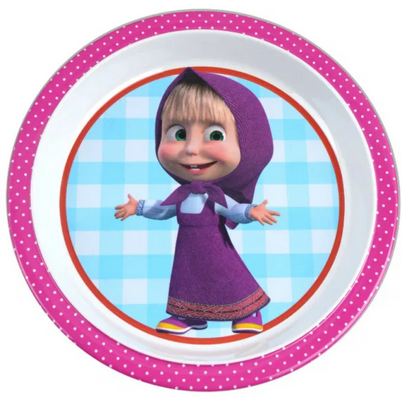 Masha és a medve tányér - 21,5 cm