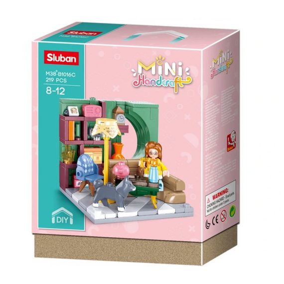Sluban Mini Handcraft - Nappali építőjáték készlet