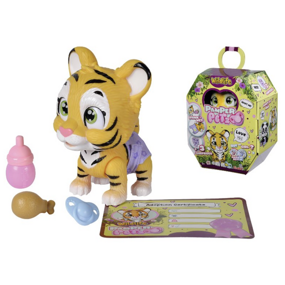 Wildlife Pamper petz interaktív tigris kiegészítőkkel Wildlife Pamper petz interaktív tigris kiegészítőkkel