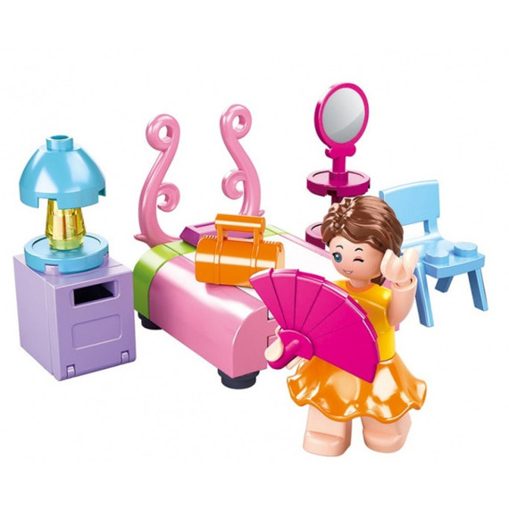 Sluban Girl's Dream - Hálószoba építőjáték készlet Sluban Girl's Dream - Hálószoba építőjáték készlet