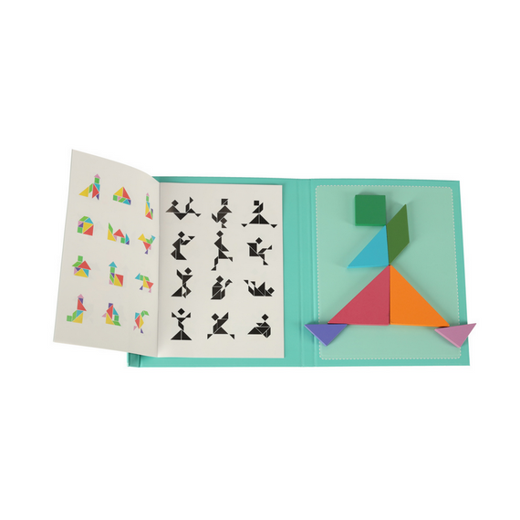 Tangram puzzle - mágneses - Woodiness Tangram puzzle - mágneses - Woodiness