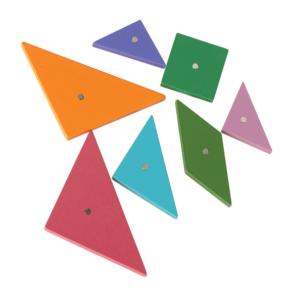 Tangram puzzle - mágneses - Woodiness Tangram puzzle - mágneses - Woodiness