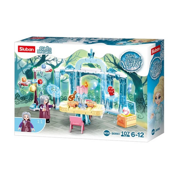 Sluban Girl's Dream - Téltündér esti lakoma építőjáték készlet Sluban Girl's Dream - Téltündér esti lakoma építőjáték készlet