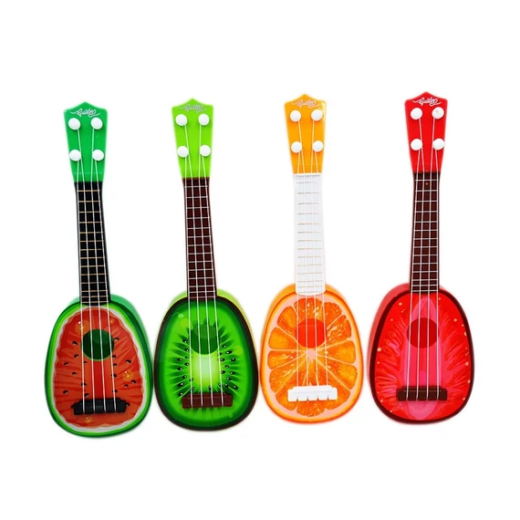 Ukulele gyerekeknek gyümölcs motívummal