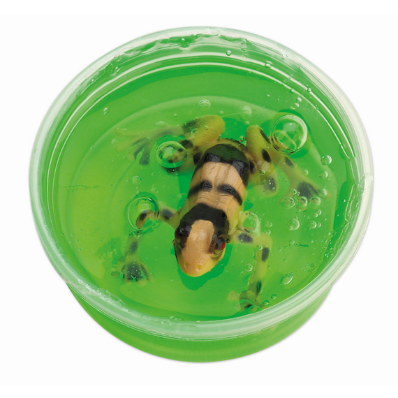 Béka nyálkában 3 db-os kiszerelés - Crystal slime extraordinary frogs