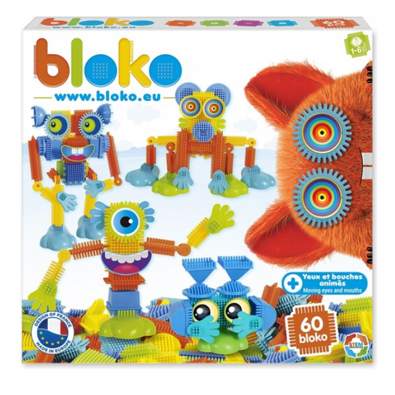 Bloko tüskés építőjáték 60 db-os - Szörnyek