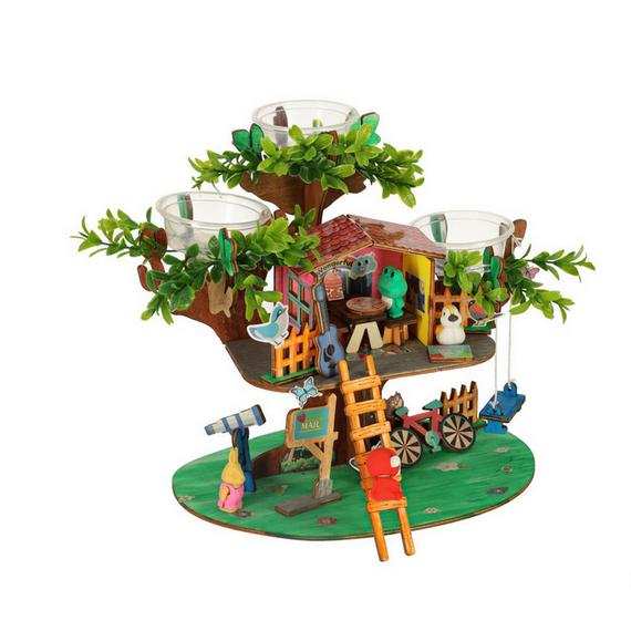 Kreatív faházépítő készlet kiegészítőkkel - Tree House Kreatív faházépítő készlet kiegészítőkkel - Tree House