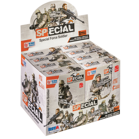 Mini katonai akciófigura - Special force soldier - többféle modell