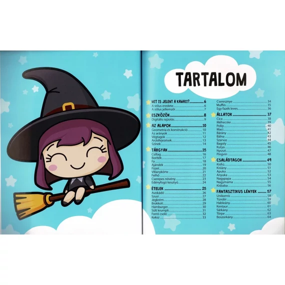 Manga karakterek kawaii stílusban