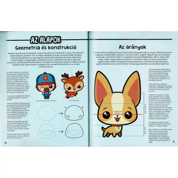 Manga karakterek kawaii stílusban