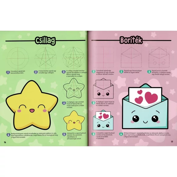 Manga karakterek kawaii stílusban