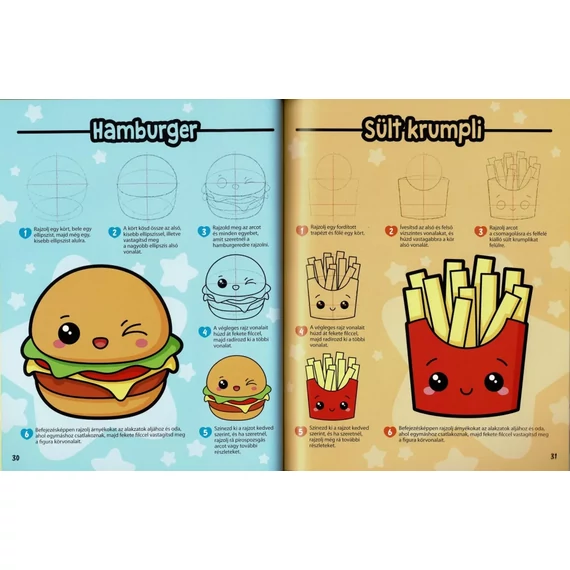 Manga karakterek kawaii stílusban