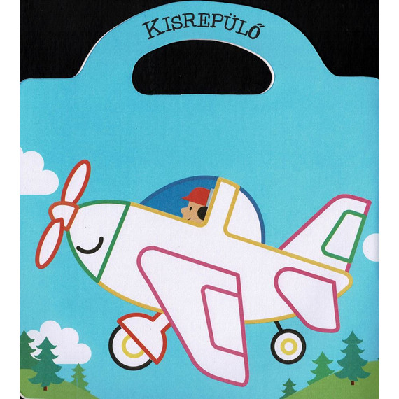 Táskás kifestő matricákkal - Hajók és repülők